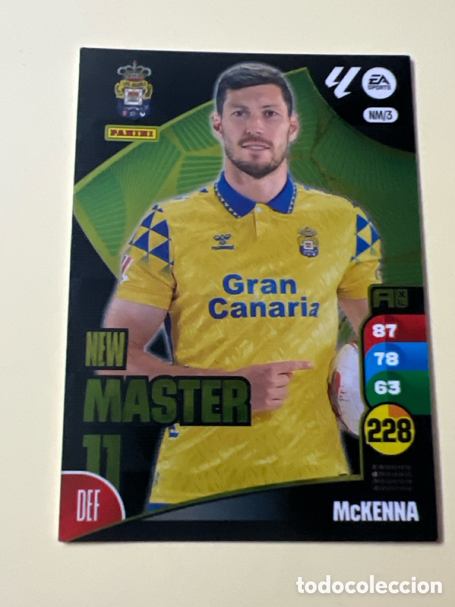 Figurine di Calcio: C2067. CARD ADRENALYN XL TEMPORADA 24/25: NEW MASTER 11: MCKENNA, N&deg; NM/3