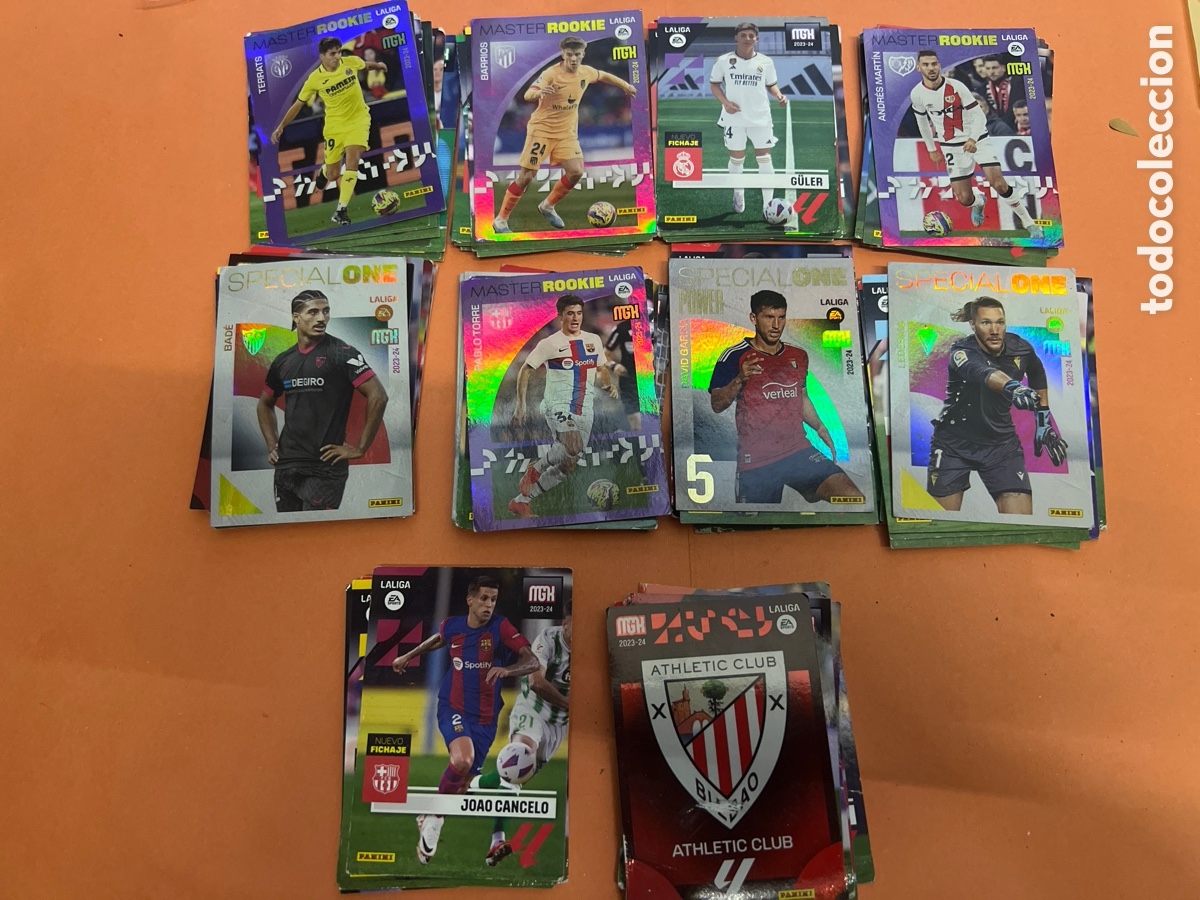 Figurine di Calcio: T1/D4/C12. LOTE DE 97 CROMOS - MGK 2023-24