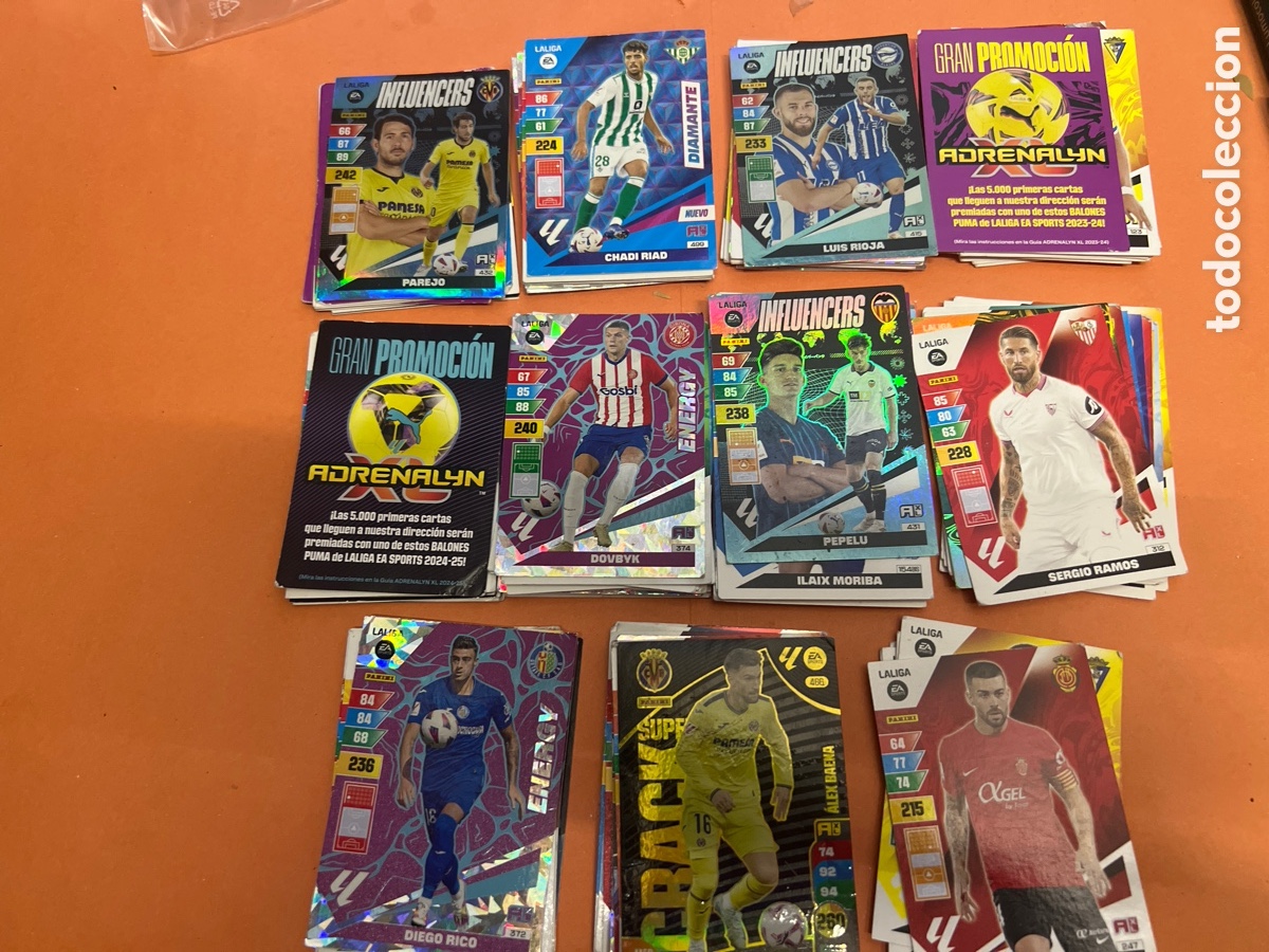 Cromos de Futebol: T1/D4/C13. LOTE DE 106 CROMOS - ADRENALYN 2023 24