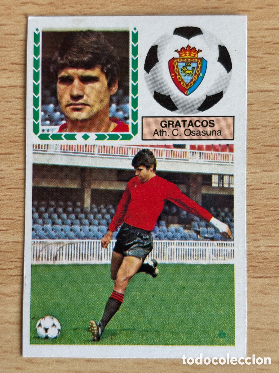 Cartes &agrave; collectionner de Football: Gratacos CA Osasuna &Uacute;ltimos Fichajes 12 Ediciones Este Liga 83/84 nuevo sin pegar