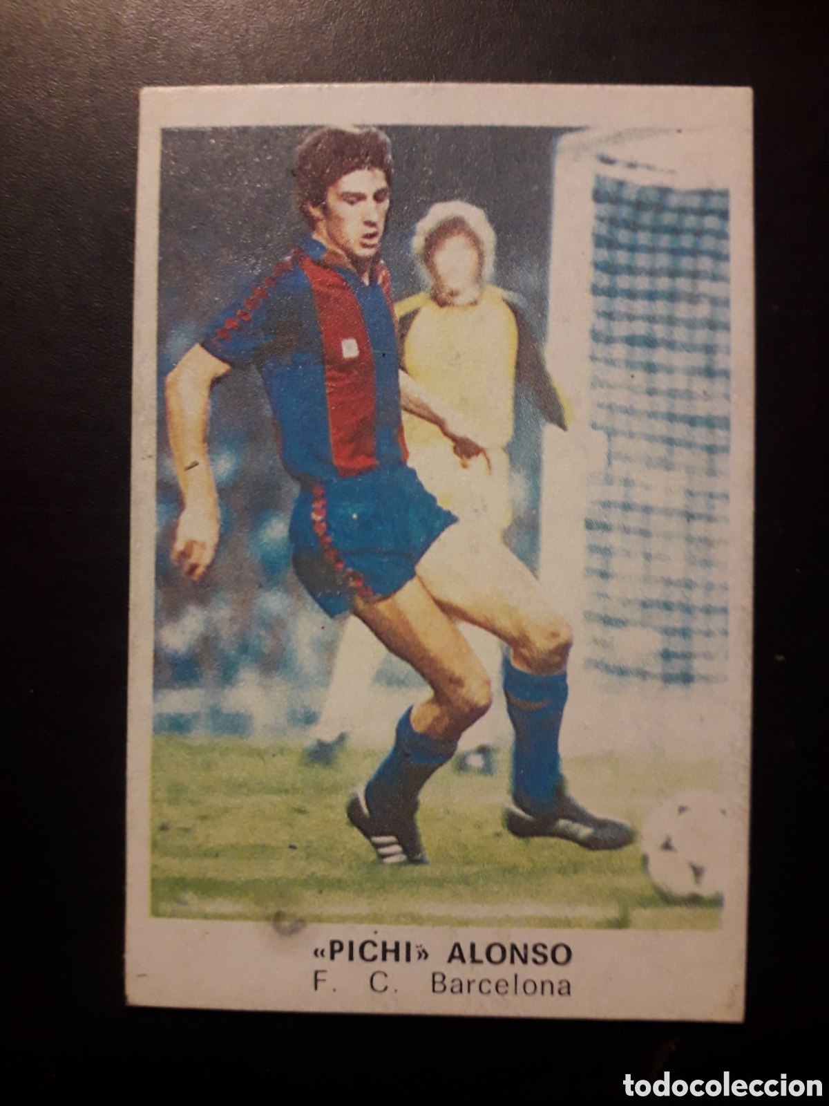 Cromos de F&uacute;tbol: PICHI ALONSO FC BARCELONA ED CANO 1983 1984 83 84 DESPEGADO TRASERA CROP&Aacute;N PEDIDO M&Iacute;NIMO 3&euro;