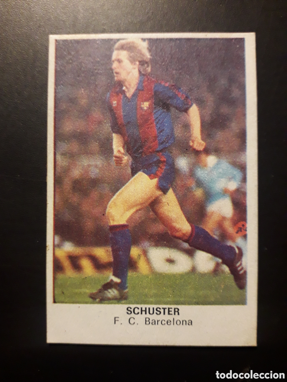 Cromos de F&uacute;tbol: SCHUSTER FC BARCELONA ED CANO 1983 1984 83 84 DESPEGADO TRASERA CROP&Aacute;N PEDIDO M&Iacute;NIMO 3&euro;