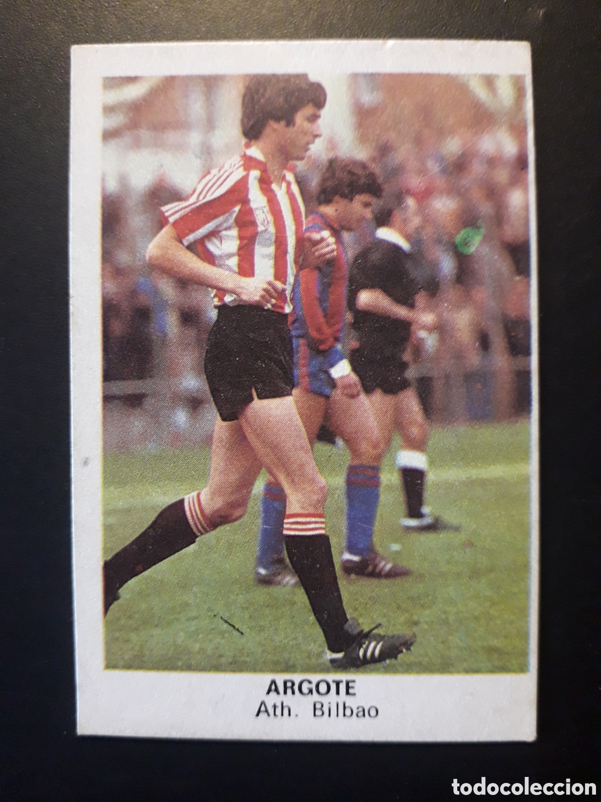 Cromos de F&uacute;tbol: ARGOTE ATHLETIC BILBAO ED CANO 1983 1984 83 84 SIN PEGAR TRASERA CROP&Aacute;N PEDIDO M&Iacute;NIMO 3&euro;
