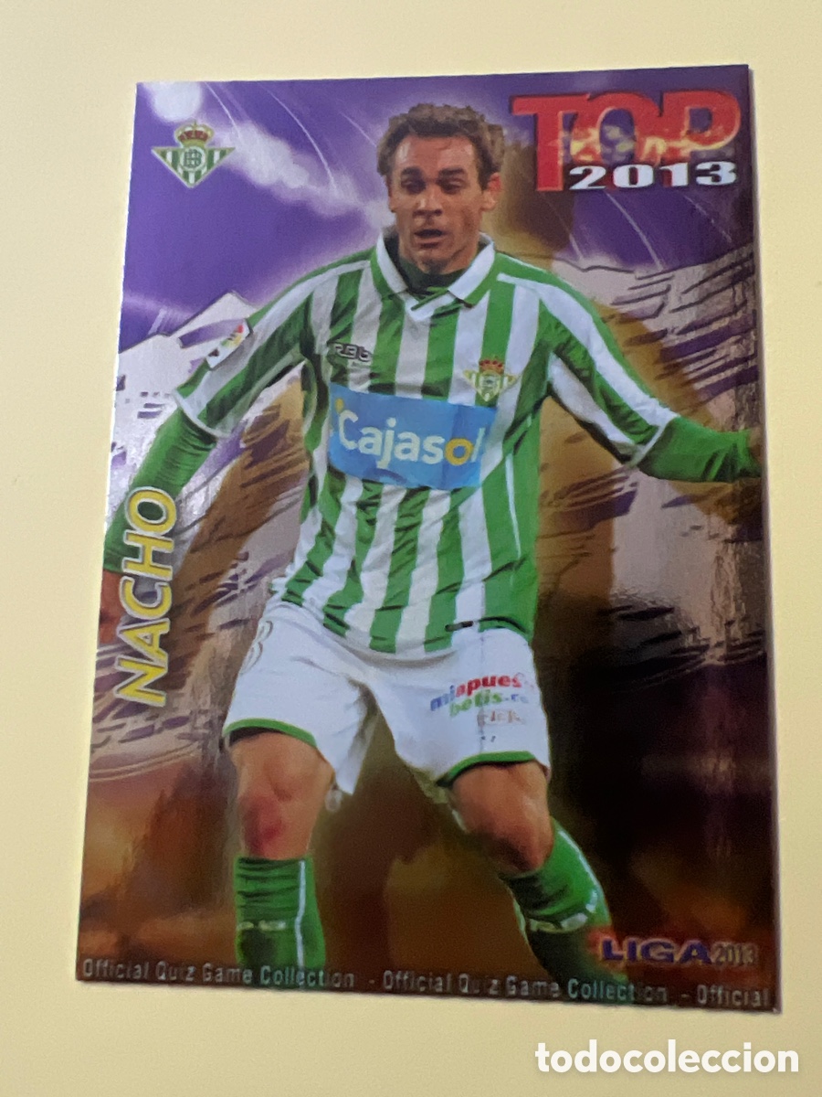 Cromos de Futebol: E919. 582 brillo morado liso NACHO BETIS 2012 2013 MUNDICROMO 12 13 CROMOS CARDS
