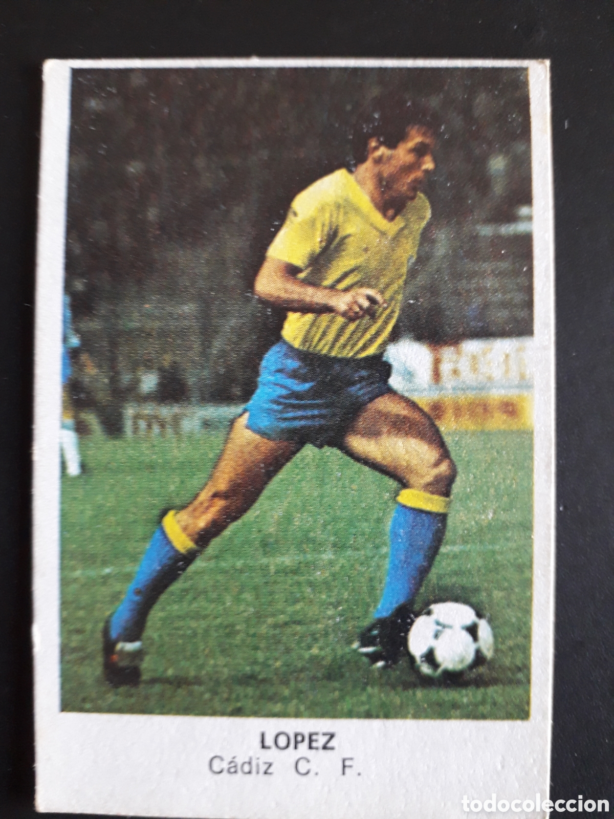 Cromos de F&uacute;tbol: L&Oacute;PEZ C&Aacute;DIZ ED CANO 1983 1984 83 84 DESPEGADO TRASERA CROP&Aacute;N PEDIDO M&Iacute;NIMO 3&euro;.
