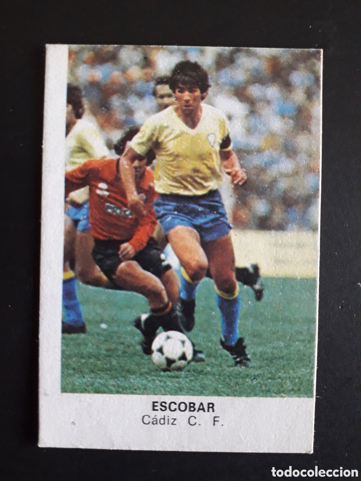 Cromos de F&uacute;tbol: ESCOBAR C&Aacute;DIZ ED CANO 1983 1984 83 84 DESPEGADO TRASERA CROP&Aacute;N PEDIDO M&Iacute;NIMO 3&euro;