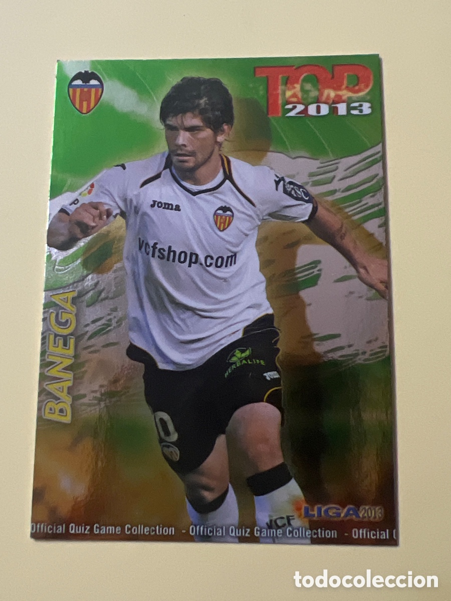 Figurine di Calcio: E937. 615 Banegas top verde Quz game mundicromo 2012/2013