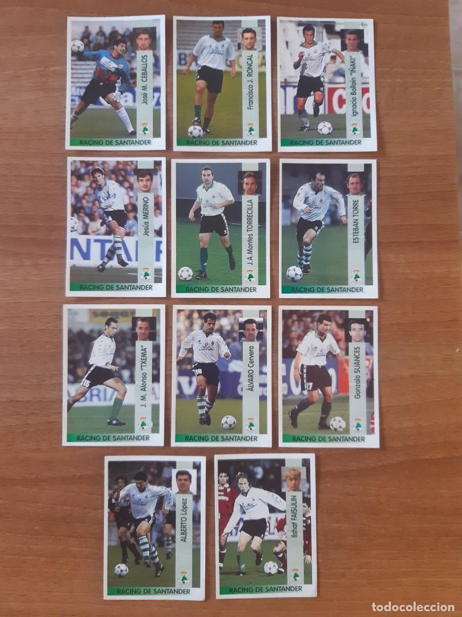 Cartes &agrave; collectionner de Football: LOTE 11 CROMOS DIFERENTES RACING SANTANDER LIGA 96-97 PANINI. NUNCA PEGADOS, SIN PEGAR