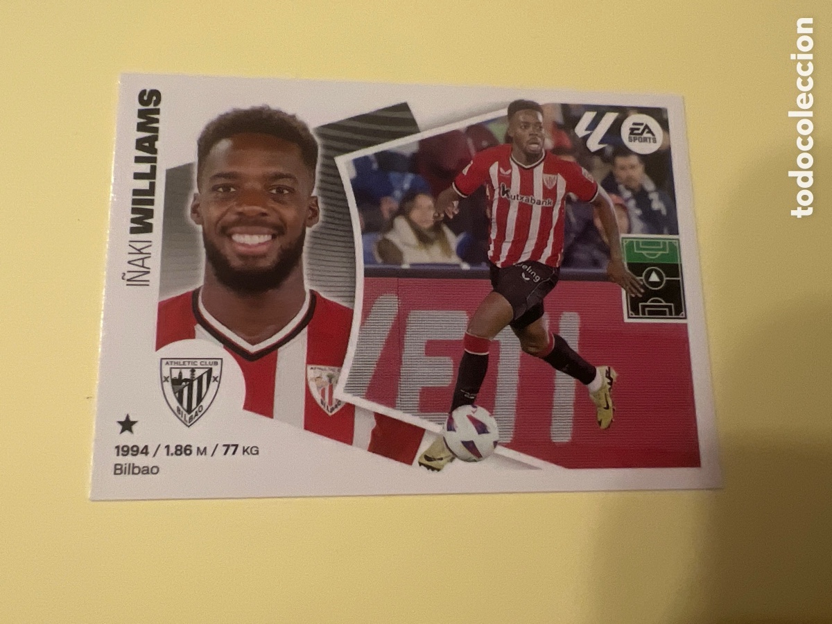 Football Stickers: C1. WILLIAMS ATHLETIC CLUB BILBAO CROMO N&deg; 19 LIGA ESTE 2024-2025 24-25 PANINI