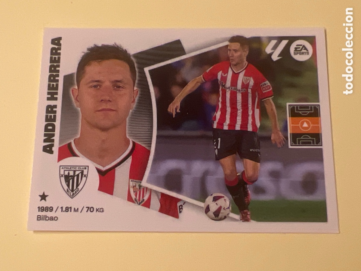 Cromos de Futebol: C14. Liga Este 2024 2025 24 25 Bilbao Ander Herrera 16A