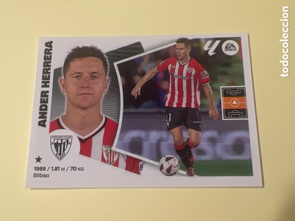 Cromos de Futebol: C15. Liga Este 2024 2025 24 25 Bilbao Ander Herrera 16A