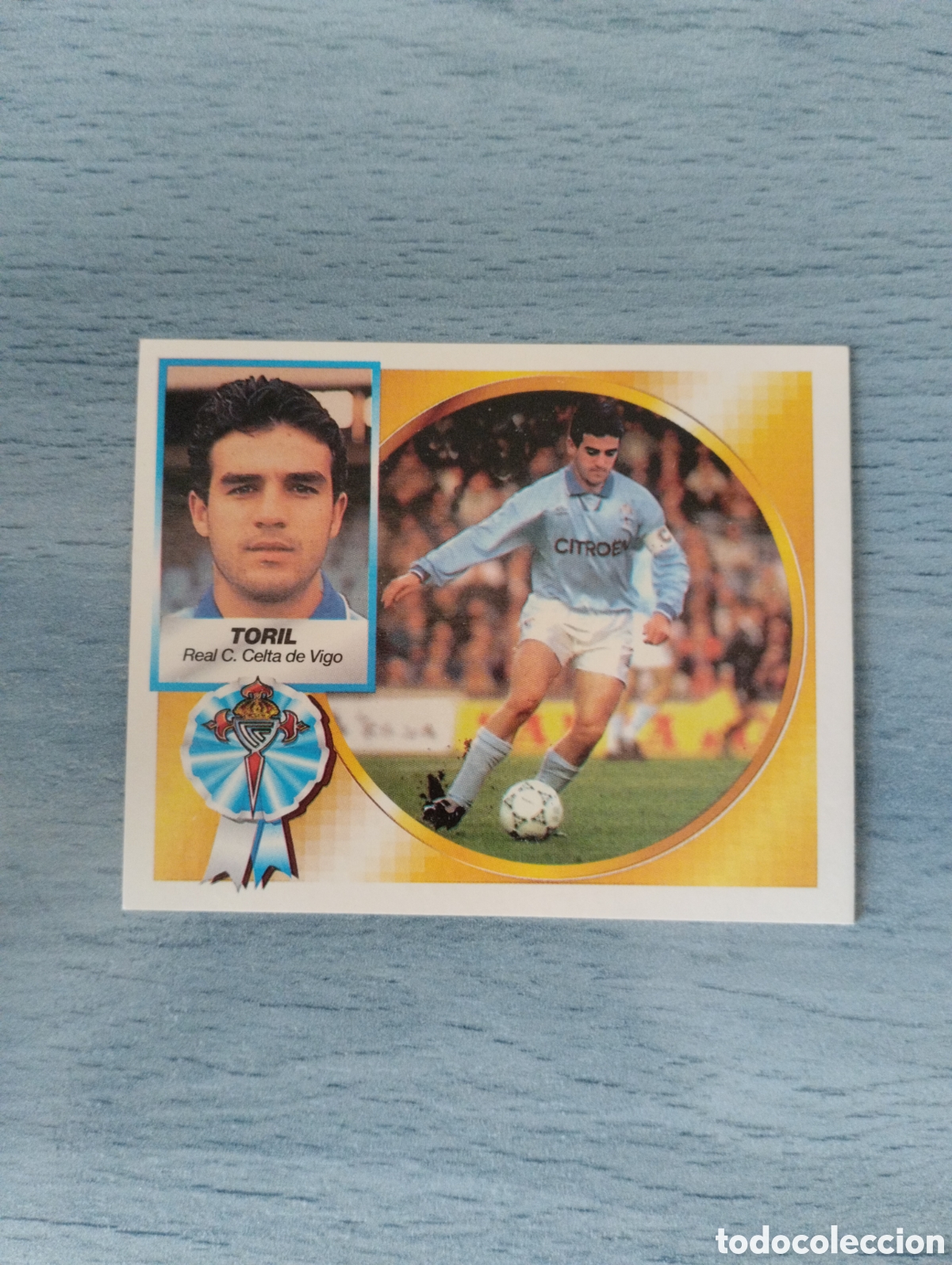 Cromos de F&uacute;tbol: Cromo ediciones este liga 94 95 &uacute;ltimo fichaje 20 toril celta de Vigo sin pegar