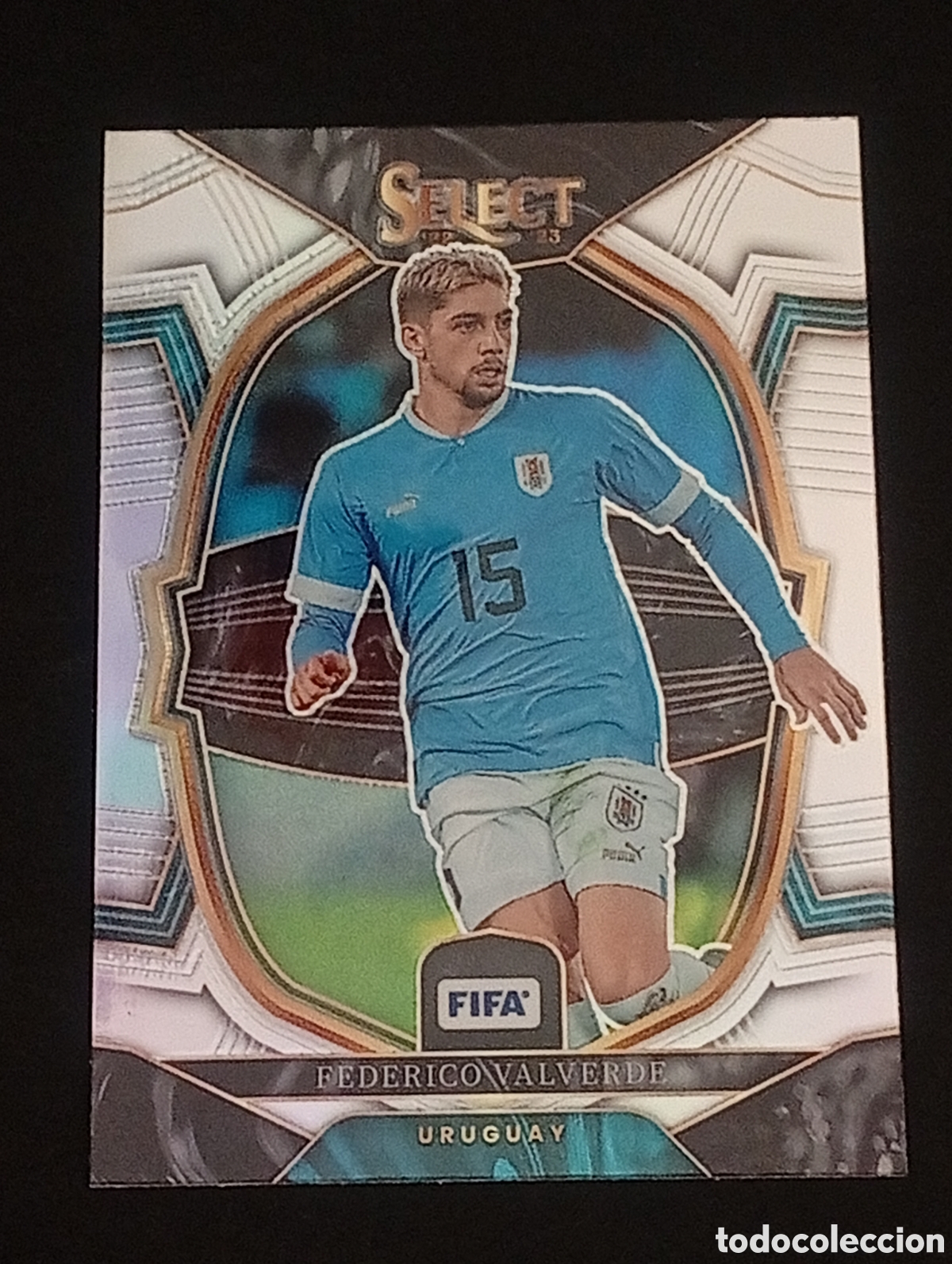 Cromos de F&uacute;tbol: 99 FIFA paralela prizm FEDE VALVERDE URUGUAY REAL MADRID SELECT 2022 2023 23 PANINI TOPPS CROMO CARD