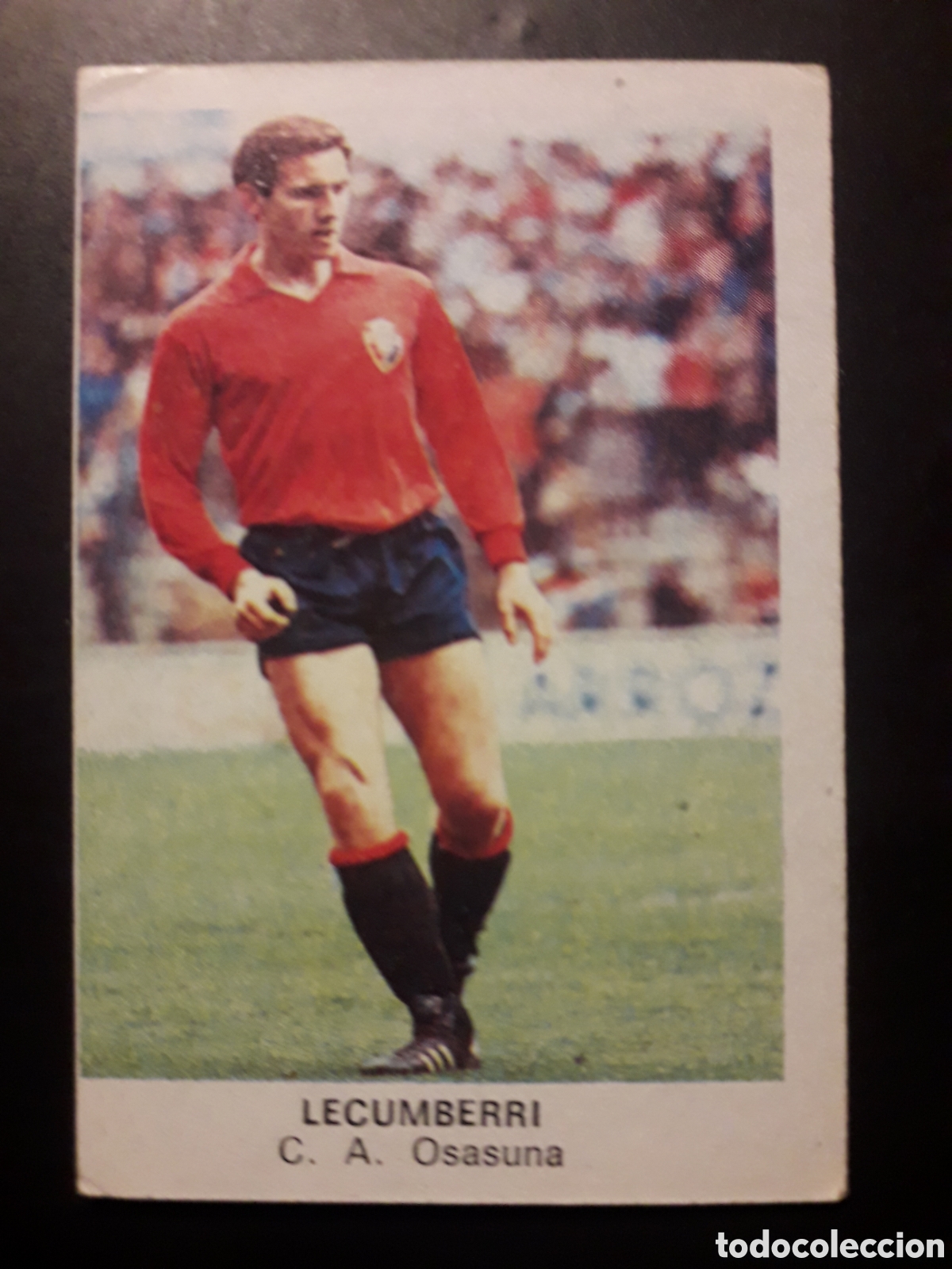 Cromos de F&uacute;tbol: LECUMBERRI OSASUNA ED CANO 1983 1984 83 84 SIN PEGAR TRASERA CROP&Aacute;N PEDIDO M&Iacute;NIMO 3&euro;
