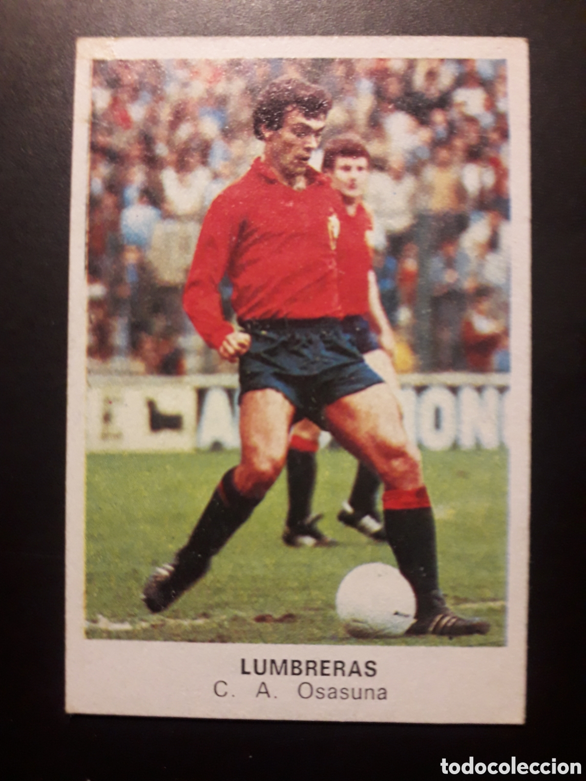 Cromos de F&uacute;tbol: LUMBRERAS OSASUNA ED CANO 1983 1984 83 84 DESPEGADO TRASERA CROP&Aacute;N PEDIDO M&Iacute;NIMO 3&euro;