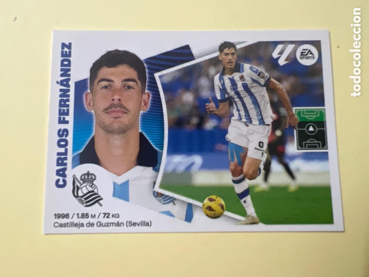 Cromos de f&uacute;tbol: C2125. 20B CARLOS FERNANDEZ REAL SOCIEDAD CROMOS ALBUM EDICIONES LIGA ESTE 2024 2025 24 25