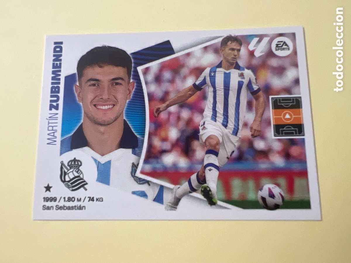 Cartes &agrave; collectionner de Football: E2146. MARTIN ZUBIMENDI - REAL SOCIEDAD N&ordm; 11 LIGA ESTE 2024 2025 - 24 25