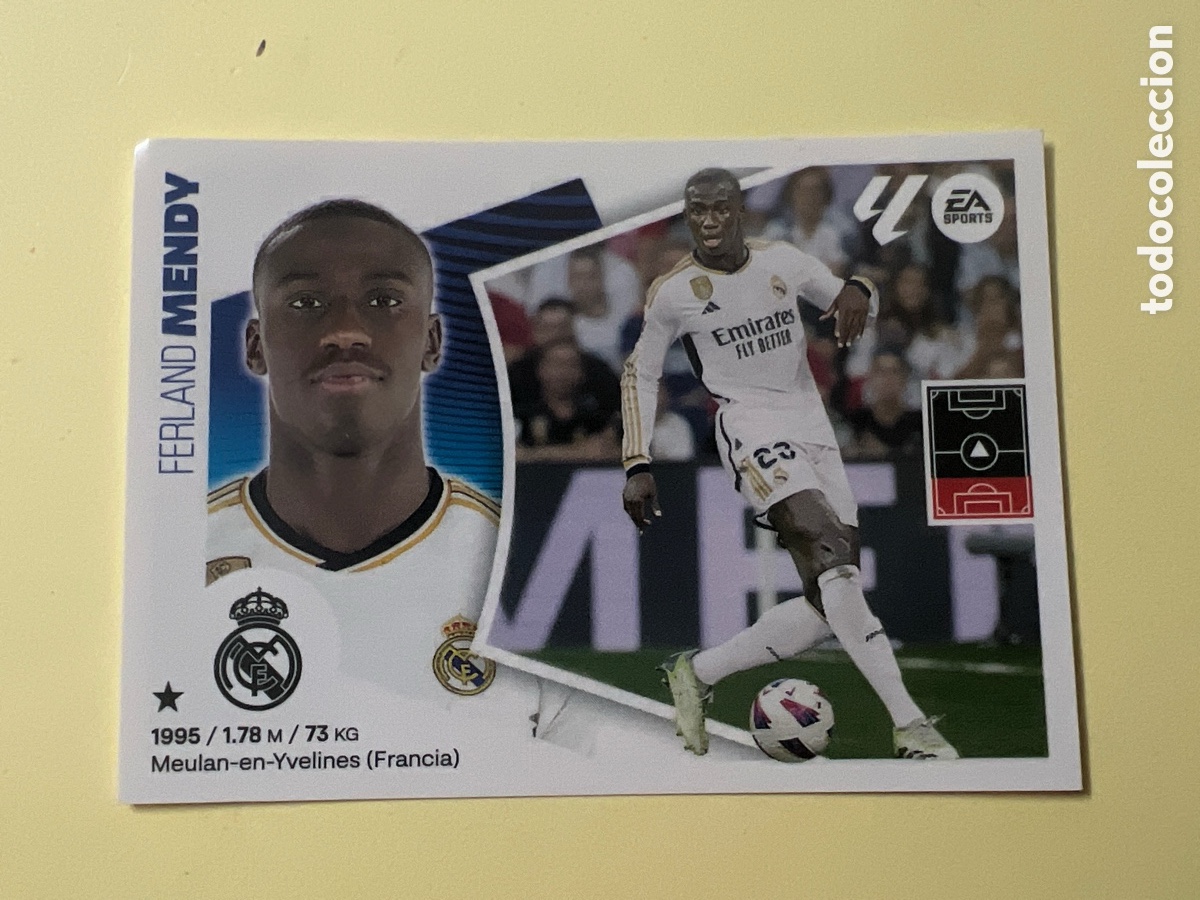 Figurine di Calcio: C2167. LIGA ESTE 2024 2025 24 25 N&ordm; 10A MENDY REAL MADRID NUEVO SIN PEGAR