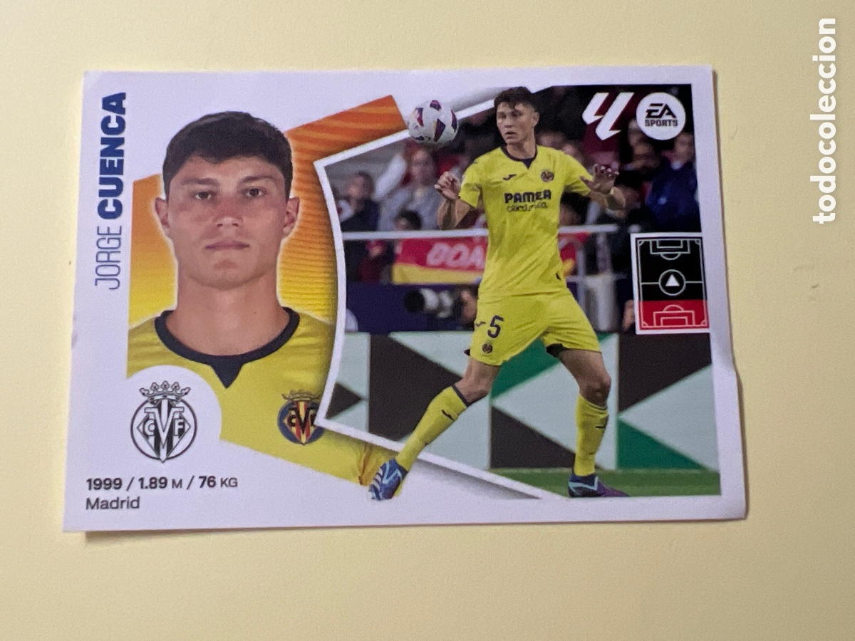 Cartes &agrave; collectionner de Football: C2184. VILLARREAL N&ordm; 7 CUENCA LIGA ESTE 2024 2025 24 25 PANINI