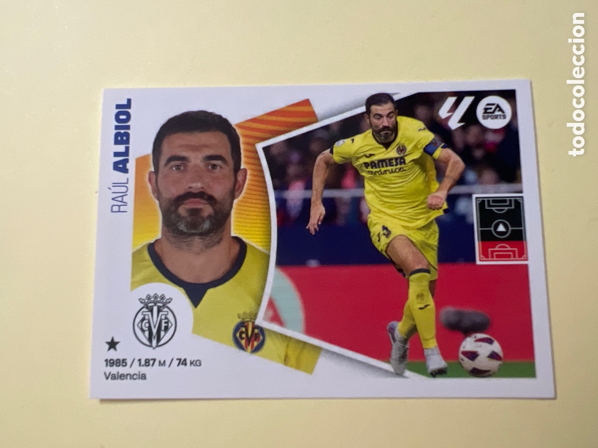 Figurine di Calcio: C2185. N&ordm; 8A ALBIOL VILLARREAL LIGA ESTE 24 25 2024 2025 SIN PEGAR NUNCA PEGADO