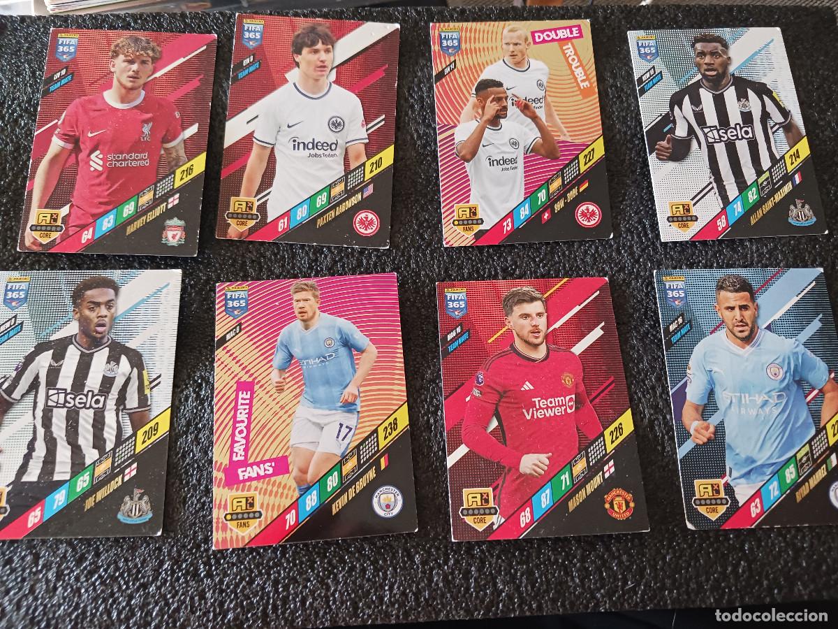 Cromos de F&uacute;tbol: 8 CROMOS DE futbolistas profesionales