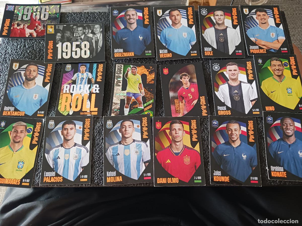 Cartes &agrave; collectionner de Football: 18 CROMOS DE world class de panini