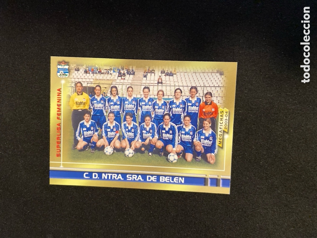 Figurine di Calcio: EQUIPO 437 (NTRA SRA DE BELEN) PANINI MEGAFICHAS MEGACRACKS 2003-2004 03 04 CROMO CARTA M-4