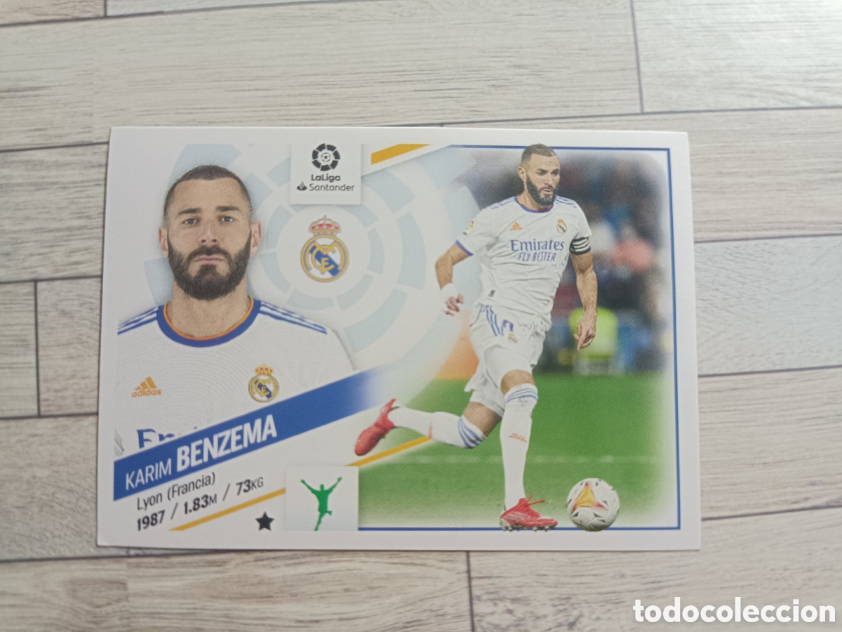Cromos de F&uacute;tbol: 20 KARIM BENZEMA REAL MADRID LIGA ESTE LIGA 2022 2023 PANINI 22 23