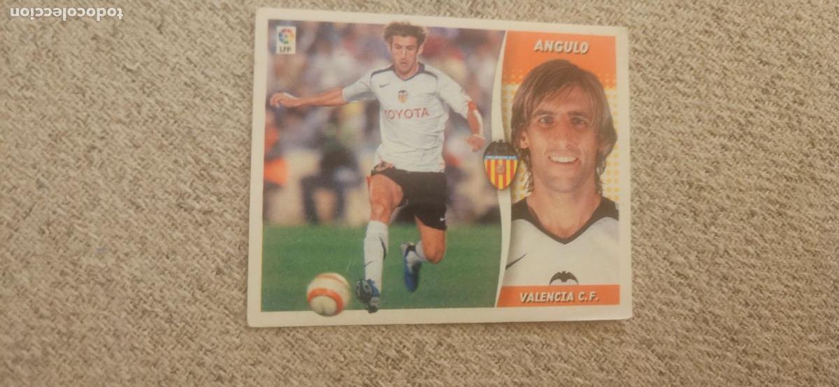 Cromos de f&uacute;tbol: &Aacute;ngulo Valencia este 2006 2007 06 07 sin pegar - Foto 1