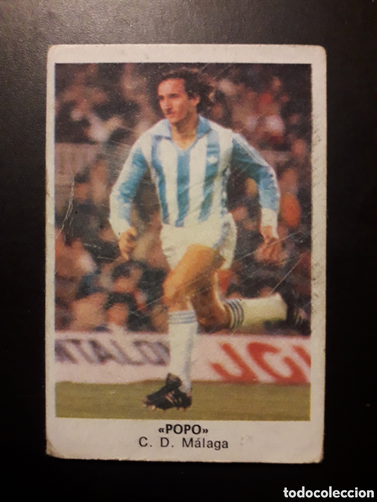 Cromos de F&uacute;tbol: POPO M&Aacute;LAGA ED CANO 1983 1984 83 84 SIN PEGAR TRASERA CROP&Aacute;N PEDIDO M&Iacute;NIMO 3&euro;