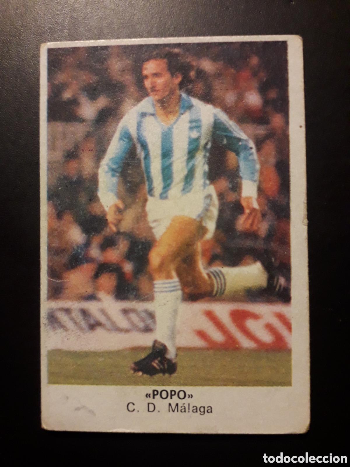 Cromos de F&uacute;tbol: POPO M&Aacute;LAGA ED CANO 1983 1984 83 84 SIN PEGAR TRASERA CROP&Aacute;N PEDIDO M&Iacute;NIMO 3&euro;