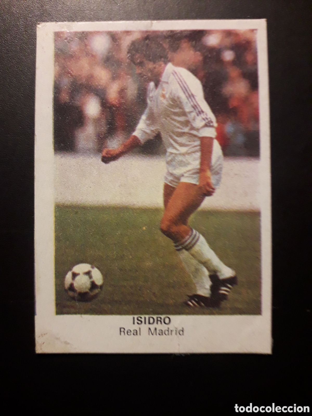 Cromos de F&uacute;tbol: ISIDRO REAL MADRID ED CANO 1983 1984 83 84 DESPEGADO TRASERA CROP&Aacute;N PEDIDO M&Iacute;NIMO 3&euro;