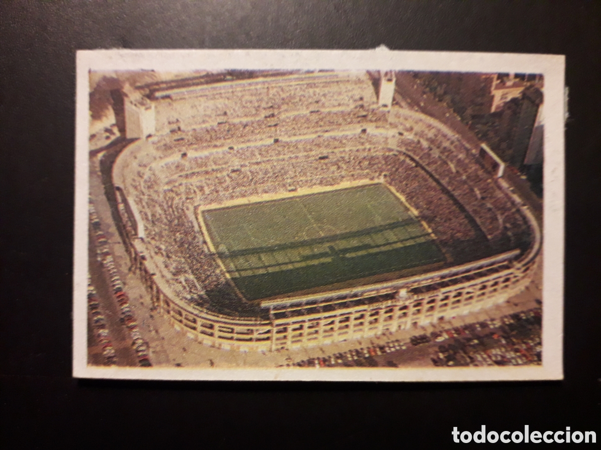 Cromos de F&uacute;tbol: SANTIAGO BERNAB&Eacute;U REAL MADRID ED CANO 1983 1984 83 84 DESPEGADO TRASERA CROP&Aacute;N PEDIDO M&Iacute;NIMO 3&euro;