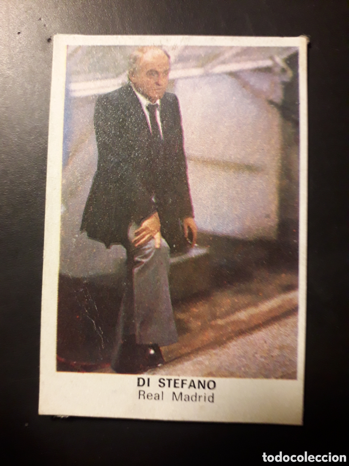 Cromos de F&uacute;tbol: ALFREDO DI STEFANO REAL MADRID ED CANO 1983 1984 83 84 DESPEGADO TRASERA CROP&Aacute;N PEDIDO M&Iacute;NIMO 3&euro;