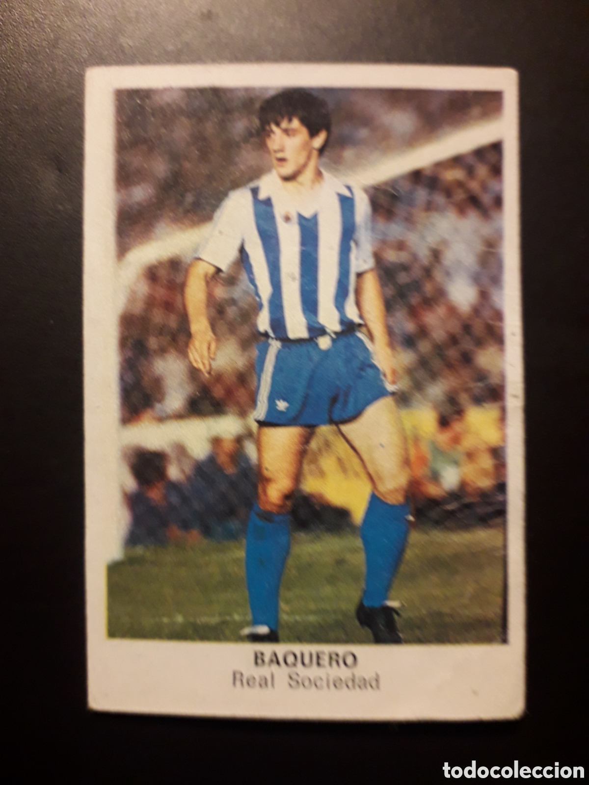 Cromos de F&uacute;tbol: BAQUERO REAL SOCIEDAD ED CANO 1983 1984 83 84 DESPEGADO TRASERA CROP&Aacute;N PEDIDO M&Iacute;NIMO 3&euro;