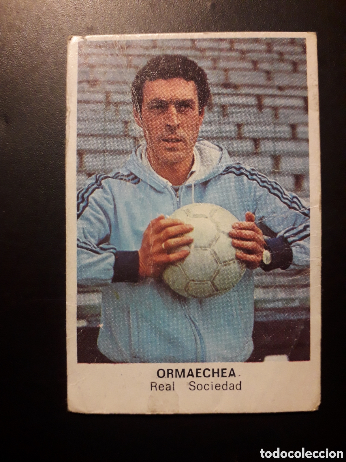 Cromos de F&uacute;tbol: ORMAECHEA REAL SOCIEDAD ED CANO 1983 1984 83 84 DESPEGADO TRASERA CROP&Aacute;N PEDIDO M&Iacute;NIMO 3&euro;