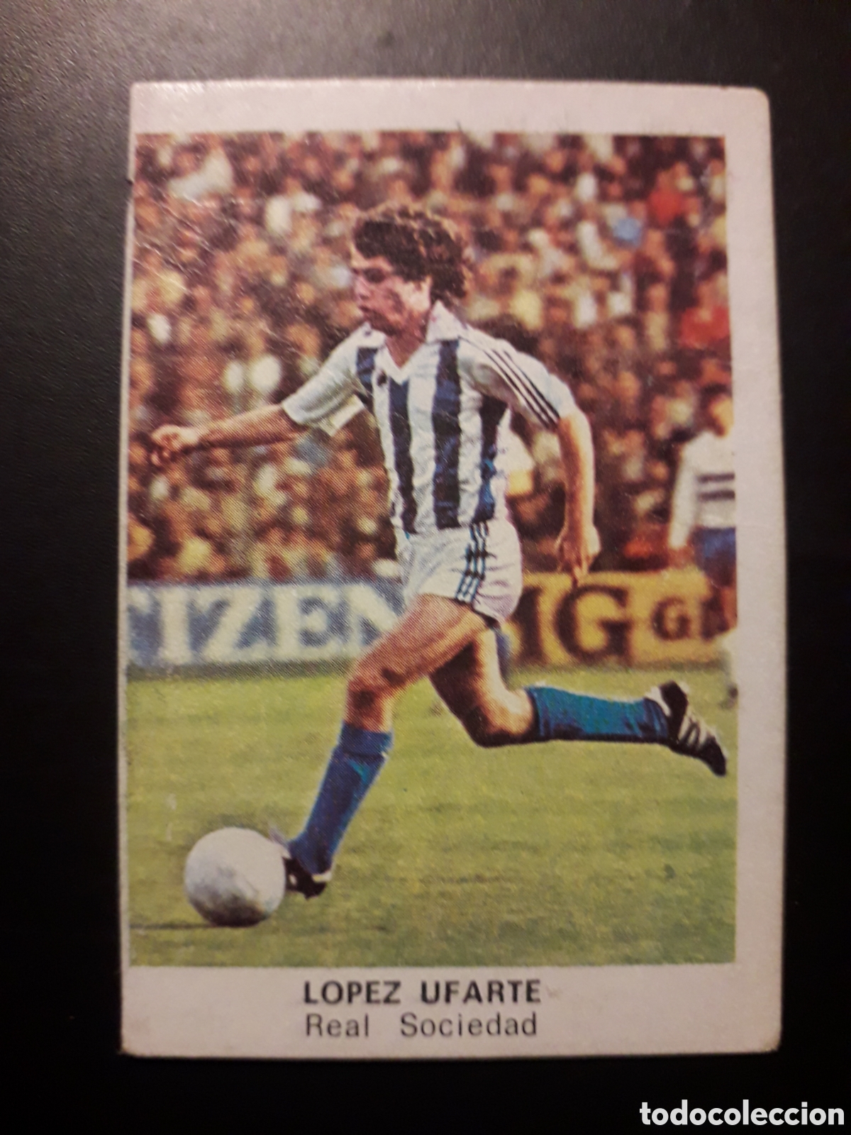Cromos de F&uacute;tbol: L&Oacute;PEZ UFARTE REAL SOCIEDAD ED CANO 1983 1984 83 84 DESPEGADO TRASERA CROP&Aacute;N PEDIDO M&Iacute;NIMO 3&euro;.