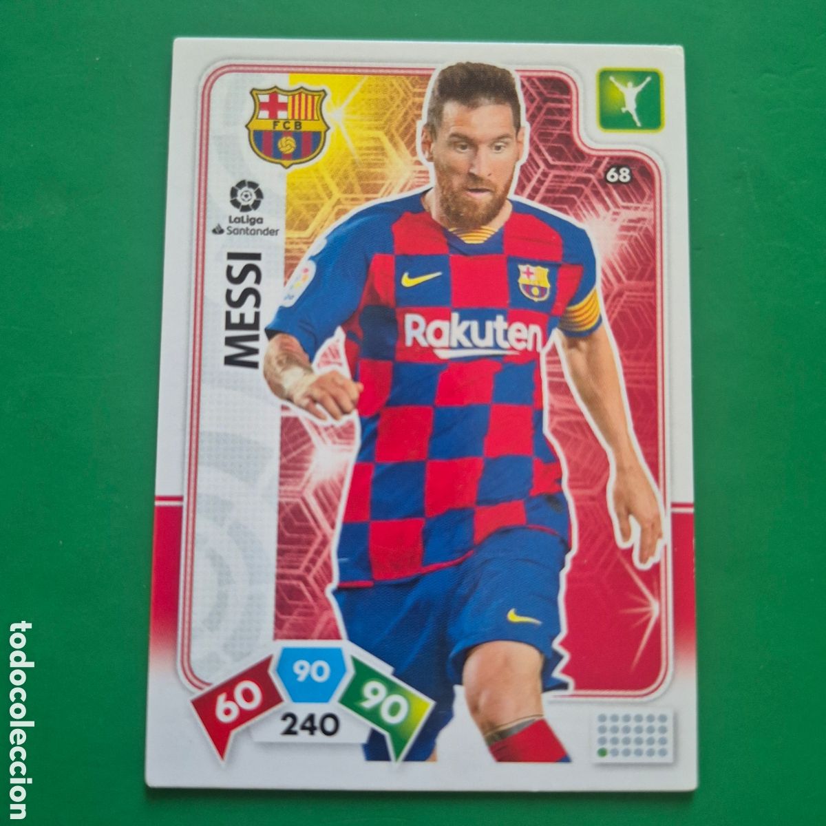 Cromos de F&uacute;tbol: ADRENALYN XL 2019 2020 19 20 PANINI LEO MESSI 68 BARCELONA
