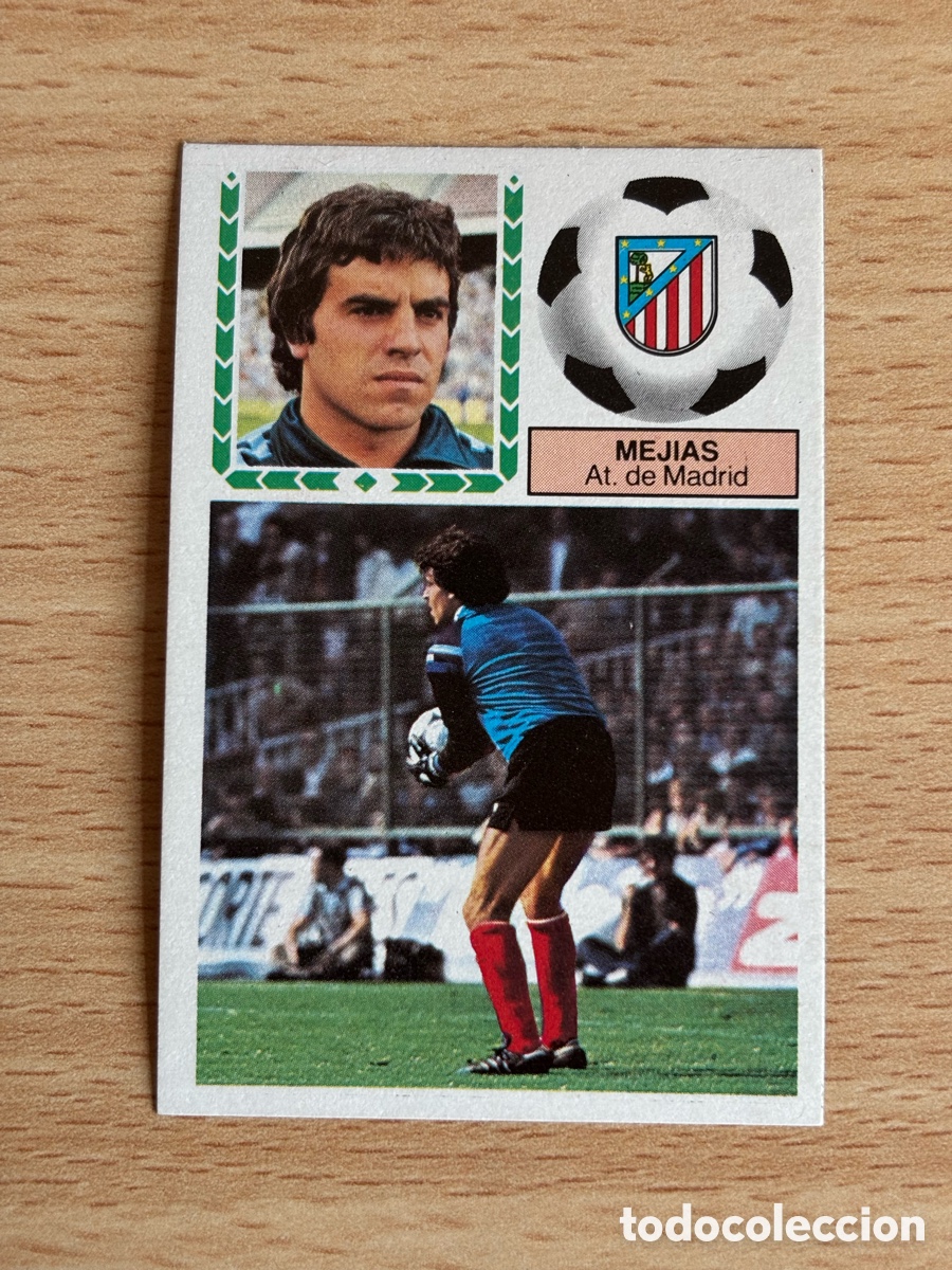 Cromos de f&uacute;tbol: Mejias Atl&eacute;tico de Madrid Ediciones Este Liga 83/84 nuevo sin pegar