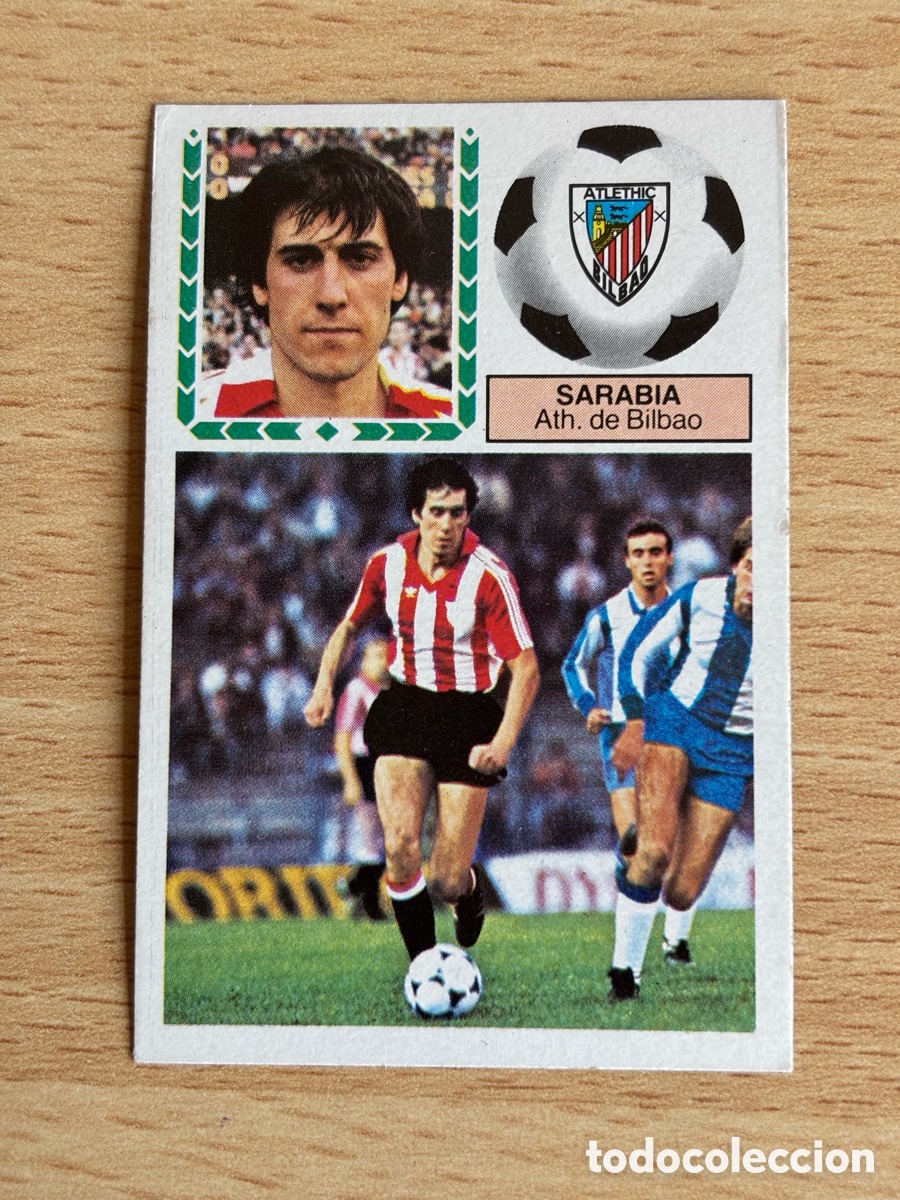 Cartes &agrave; collectionner de Football: Sarabia Athletic Club de Bilbao Ediciones Este Liga 83/84 nuevo sin pegar