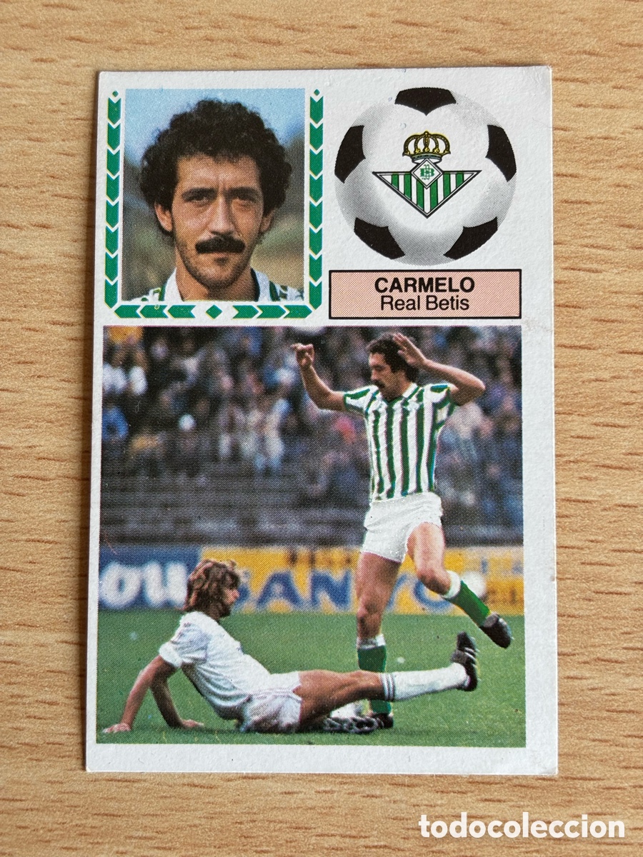 Football Stickers: Carmelo Real Betis Ediciones Este Liga 83/84 nuevo sin pegar