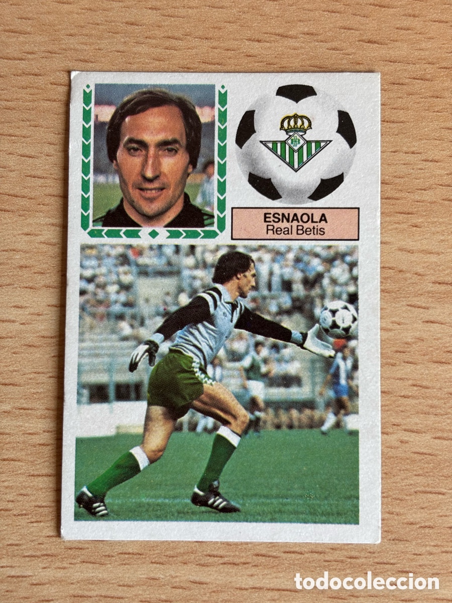 Football Stickers: Esnaola Real Betis Ediciones Este Liga 83/84 nuevo sin pegar