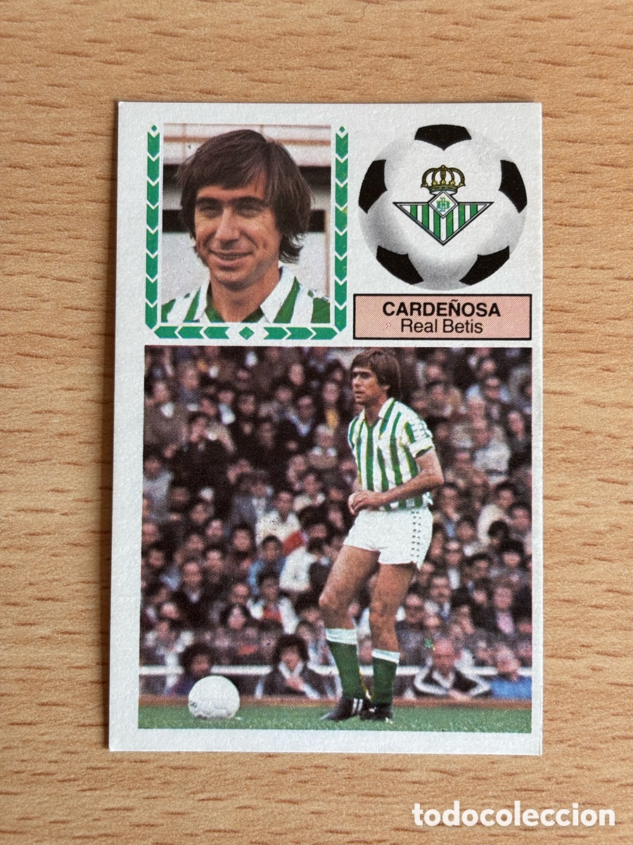 Football Stickers: Carde&ntilde;osa Real Betis Ediciones Este Liga 83/84 nuevo sin pegar