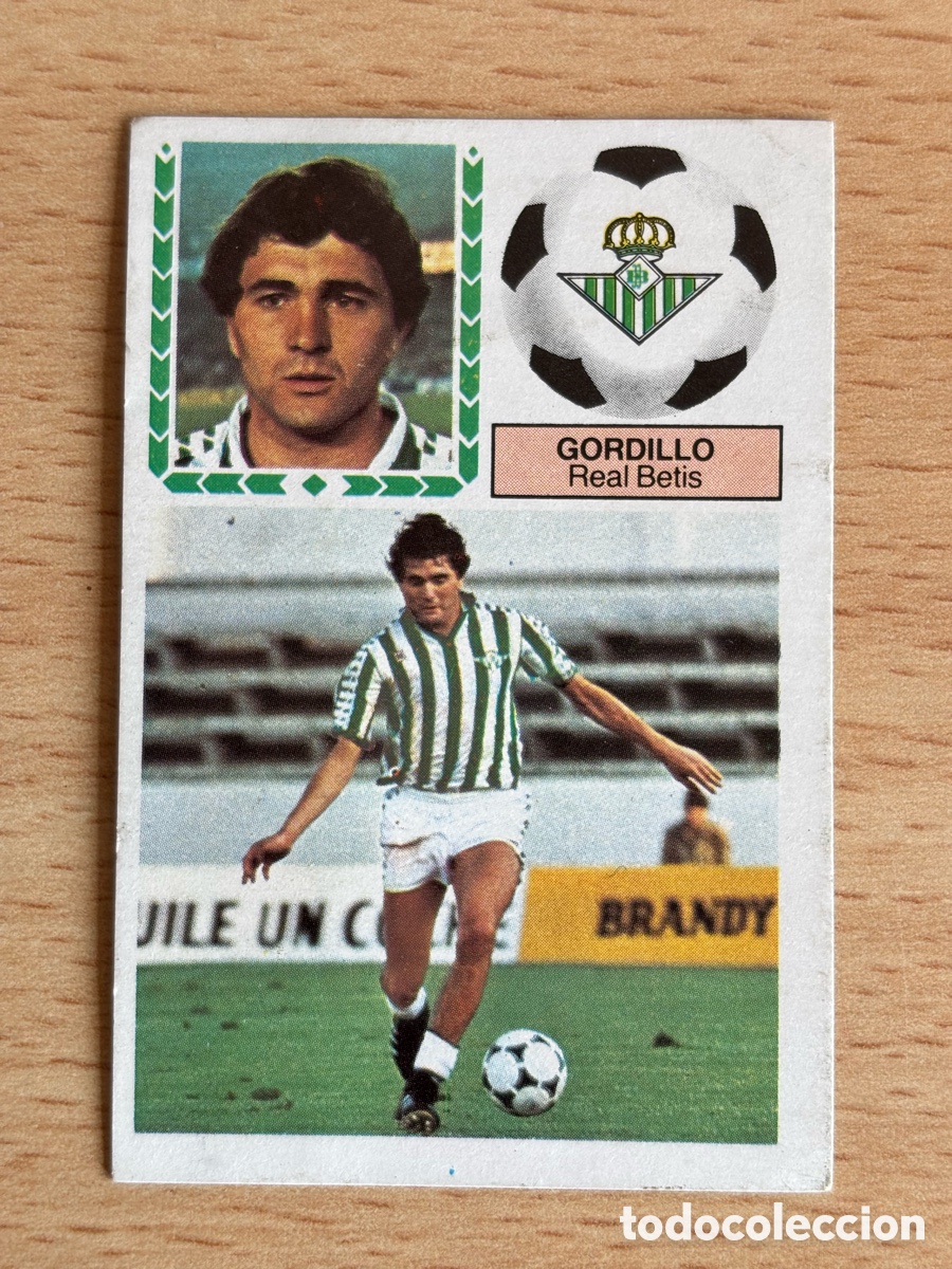 Football Stickers: Gordillo Real Betis Ediciones Este Liga 83/84 nuevo sin pegar