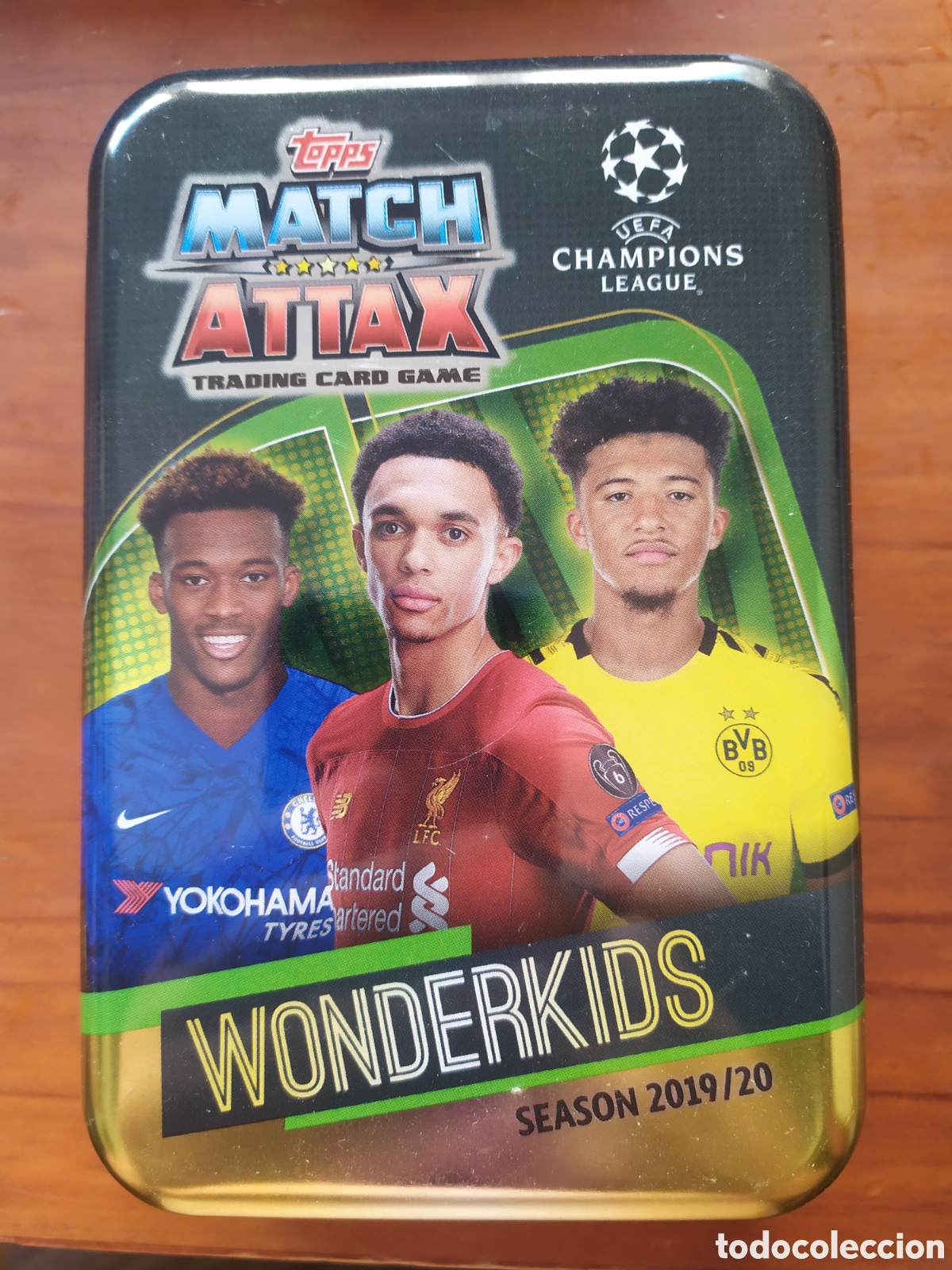 Cromos de F&uacute;tbol: Topps match attax UEFA Champions League wonderkids 2019 2020 19 20 lata vacia