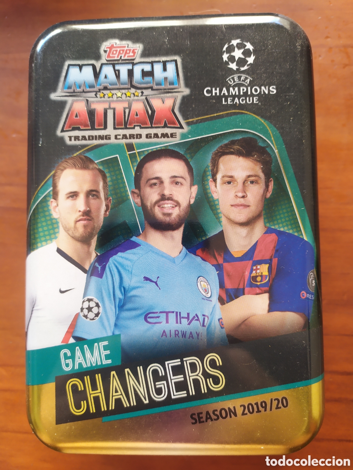 Cromos de f&uacute;tbol: Topps match attax UEFA Champions League game changers 2019 2020 19 20 lata vacia