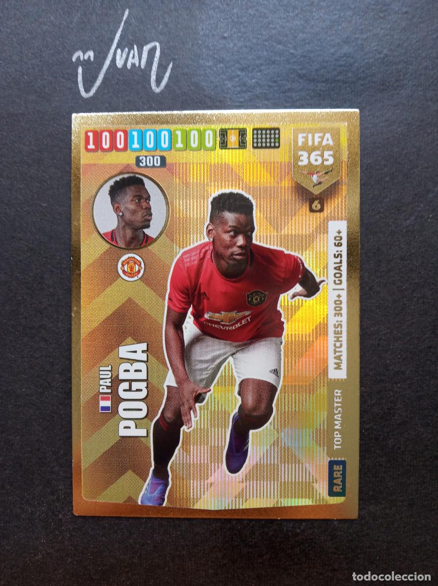 Cromos de F&uacute;tbol: N&ordm; 6 RARE TOP MASTER POGBA MANCHESTER UNITED FRANCIA ⚽ PANINI&reg; FIFA 365 2019 2020 19 20 ADRENALYN XL