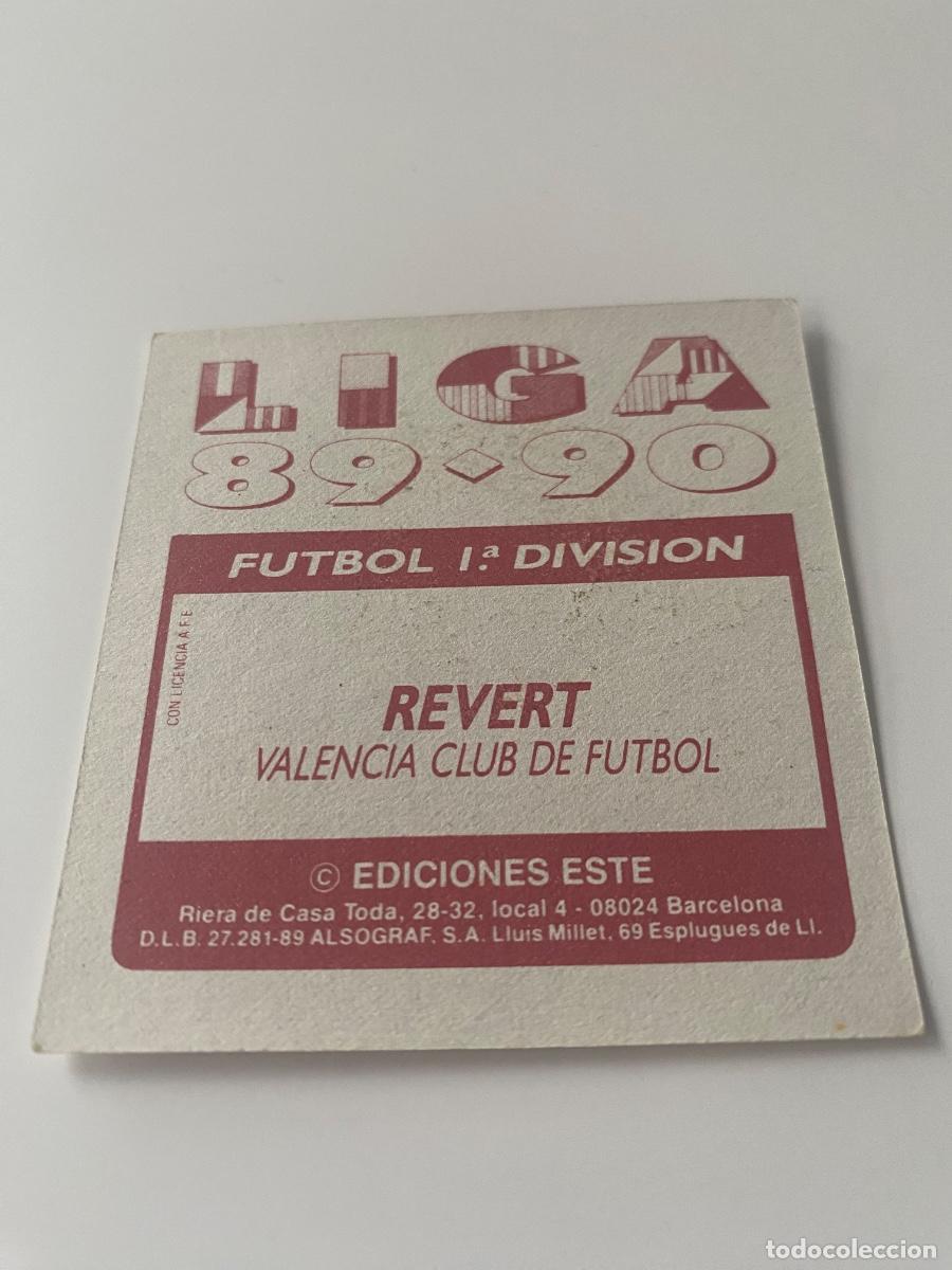 Cromos de f&uacute;tbol: Este 89-90 Revert nunca pegado - Foto 2