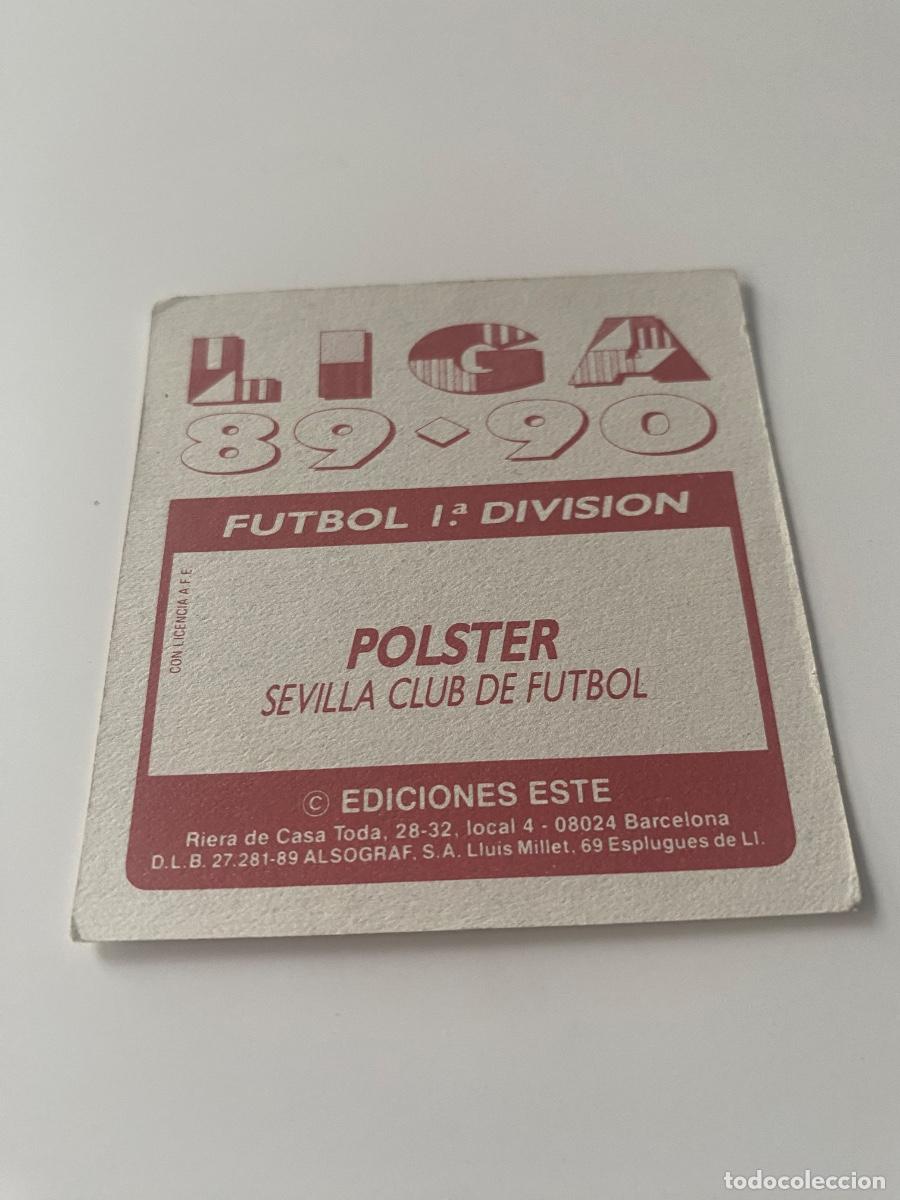 Cromos de f&uacute;tbol: Este 89-90 Polster nunca pegado - Foto 2