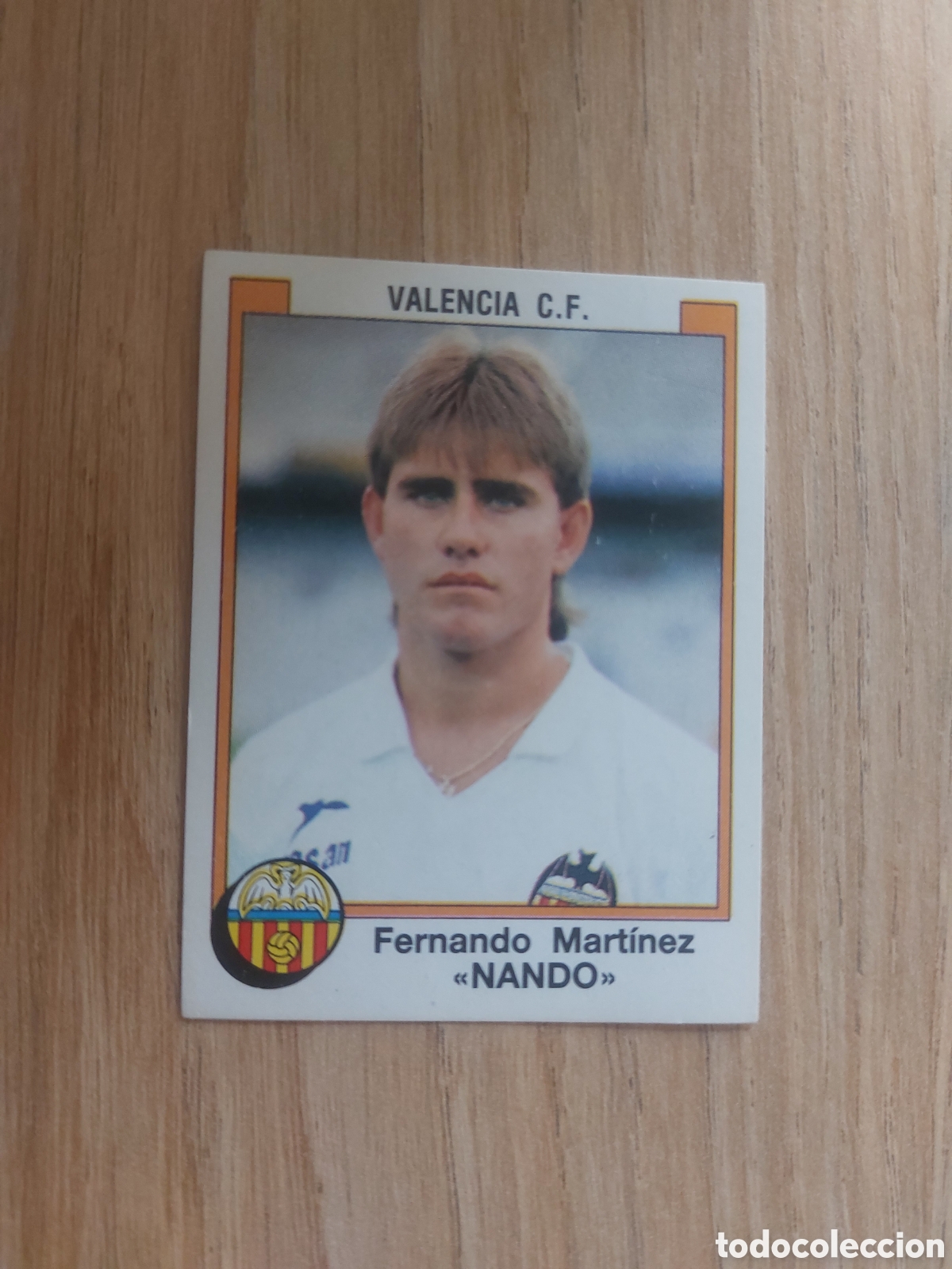 Football Stickers: 361 NANDO VALENCIA CF PANINI FUTBOL 88 87 88 1987 1988 SIN PEGAR NUNCA PEGADO